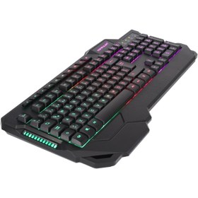Resim AyrStore Omr Mk80 Rgb Işıklı Türkçe Q Kablolu Mekanik Hisli Klavye 