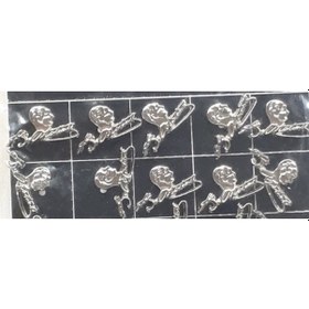 Resim Atatürk Rozeti Maskı Ve Imzası Gümüş Renk Metal 10 Adetli Paket 