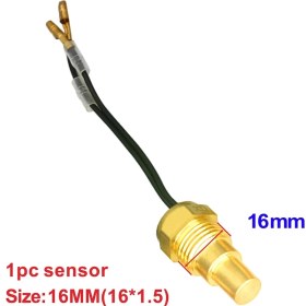Resim Xiyu Shop 16MM Tarzı Evrensel Su Sıcaklık Sensörü Araba Sıcaklık Sensörü Su Sıcaklık Ölçer (Yurt Dışından) 