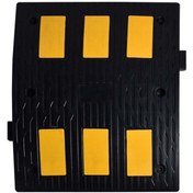 Resim İleri Trafik Kauçuk Hız Kesici 6 Bantlı, Yol Kasisi 60 x 50 x 4,5 cm 