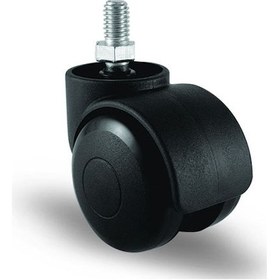 Resim Ec05Gmkm50 Civatalı Plastik Mobilya Tekerleği Çap 50 Oynak 