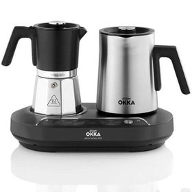 Resim Arzum OK0027 Okka Rich Moka Pot İtalyan Ve Türk Kahve Makinesi 