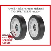 Resim Arçelik Uyumlu 3886 Cnt Çamaşır Kurutma Makinesi Tekerleği (2 Adet) - 555546101 