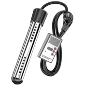 Resim Verimli Isıtma İçin Akıllı Zamanlayıcılı 3000w Dalgıç Havuz Isıtıcısı Eu2000w Siyah 