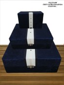 Resim Hasret Çeyiz Sandık Gelin Damat Bavul Çanta Çeyiz Bohça Kutusu 3lü 0555 