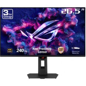 Resim Asus Rog Strix OLED XG27UQDMS 26.5 Inç 240Hz 0.03MS 4K UHD Adaptive Sync Tandem Qd-Oled Pivot Gaming Monitör 