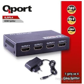 Resim Qport Q-Spl4 4'Lü Hdmı Çoklayıcı. Full Hd 