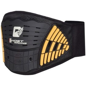 Resim Sones Ghost Racing GR-HY01 Donanım Lokomotif Düşme Önleyici Motosiklet Bel Koruyucu Sarı - Siyah 