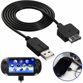 Resim POPKONSOL Sony Ps Vita Şarj Ve Data Kablosu Vita Şarj Kablosu Vita Kablo 1000 Model Fat Kasa Uyumlu 