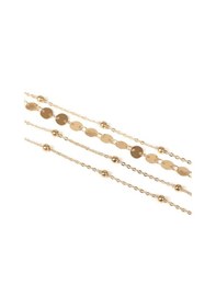Resim Gold 4’Lü Beach Minik Pullu Halhal Altın 