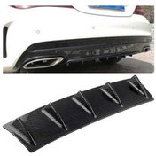 Resim Wondernest Universal Araç Arka/ön Tampon Difüzör 5'li Köpekbalığı Yüzgeç Karbon Fiber Abs, 60x18x5cm Diğer 