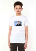 Resim K-Pop Sf9 Rowoon Baskılı Unisex Çocuk Beyaz T-Shirt 