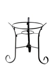 Resim Hype Store 25,4 cm Uzunluğunda İç Mekan/Dış Mekan Cam Gazing Küre Metal Stand, Siyah 