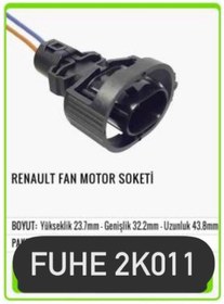 Resim fuhe Fhe 2k011 Renault Fan Motor Soketi 