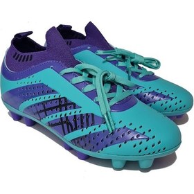 Resim Twingo Super Mercury Bilekli Çoraplı Krampon Futbol Ayakkabısı T-510-kr Turkuaz Mor Turkuaz - Mor 