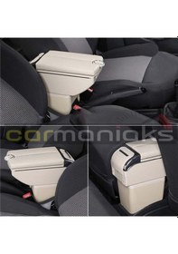 Resim Oto Kolçak Kol Dayama Çift Açılır 7 Usb Girişli Universal Bej 