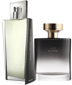 Resim Avon Attraction Ve Alpha Erkek Parfüm Paketi 