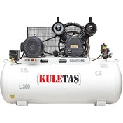 Resim Kuletaş Hava Kompresör 5,5 Hp 2*90 8 Bar 380 V Trifaze 300 Lt 