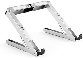 Resim N1 Metal Macbook Notebook Kitap Okuma Standı Katlanabilir 