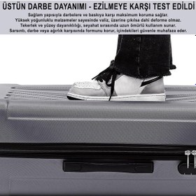 Resim Anthony Jackson Ultra Hafif Abs Valiz Trıon Antrasit 