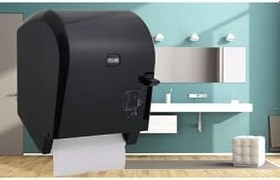 Resim Vialli K8b Rulo Kağıt Havlu Dispenseri Siyah 