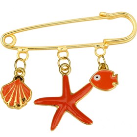 Resim Coral Dive Çengelli İğneli Giyim & Çanta Süsü - PinCharm (Bag Charm) | Happyangels 