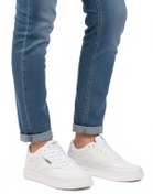 Resim WALKWAY Beyaz Bağcıklı Hafif Cilt Erkek Spor Ayakkabı Marlow M 