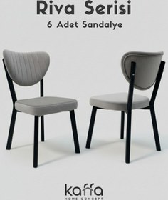 Resim Sisal Beyaz 6 Kişilik Açılır Masa Sandalye Takımı Mutfak Masası Takımı 6 Adet Gri Sandalye Gri 