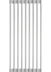 Resim Xuweiwei 1 Adet Paslanmaz Çelik Katlanır Bulaşık Kurutma Raftı, Çok Amaçlı Tezgap Altı Askısı 