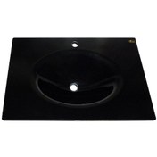 Resim Cam Lavabo 12 MM 80 x 56 CM Siyah 