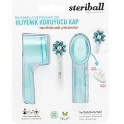 Resim SanalAMCA Store Steriball Şarjli Pi̇lli̇ Di̇ş Firçalari Içi̇n Hi̇jyeni̇k Di̇ş Firçasi Koruma Kabi-2'li̇ Açik Si̇yah x 2 