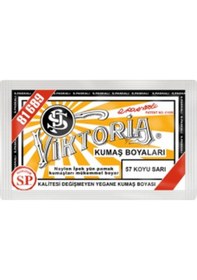 Resim 57 K Sari Renk Kumaş Boyası Viktoria 