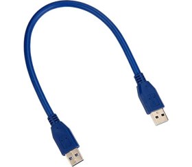 Resim Hype Store 4955 USB 3.0 Erkek Erkek 30 cm HDD Harddisk Bağlantu Uzatma Kablosu, 0.3m 