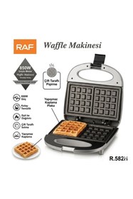 Resim raf Yapışmaz Kaplama Plakalı Paslanmaz Çelik Kapaklı Waffle Makinesi 