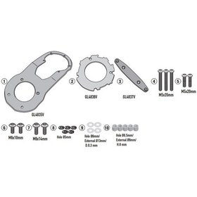 Resim KAPPA BF60K DEPOÜSTÜ ÇANTA APARATI YAMAHA MT-07 2021-2022 