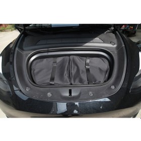 Resim Tesla Model Y Ön Bagaj Çantası Kapaklı Su Geçirmez İzolasyonlu 