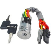 Resim Hgbd-neiman Primastar Trafic Vivaro Opel Master 7701203147 7701038365 S202412242924 İçin 2 Anahtarlı Namlu Kontak Anahtarı İle Direksiyon Kilidi 