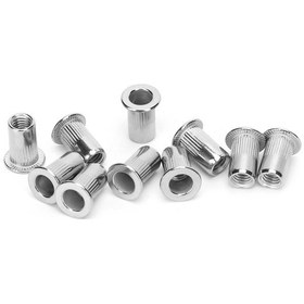 Resim Jeemson 50 Adet Paslanmaz Çelik M5 Tornavida Somunu, Mekanik Ve Ev Gereçleri Montajı İçin Transparan Poşetle Paketli 