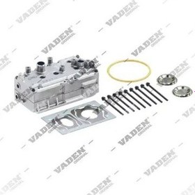 Resim Daf Truck Kompresor Silindir Kapak Takımı Cift Kafa - Daf / Xf - Cf - Vaden 16 16 20 