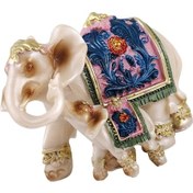 Resim Homyl Reçine Anne Ve Çocuk Fil Figürleri Masa Üstü 10cmx5.5cmx7cm 