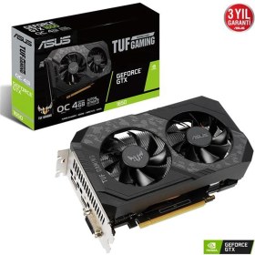 Resim Asus GEFORCE TUF GTX 1650 4GB 128bit GDDR6 1635MHz OC DVI HDMI DP (TUF-GTX1650-O4GD6-P-V2-GAMING) EKRAN KARTI 