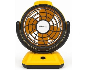 Resim Hepu HP-F878 8'' 20CM Kablosuz Otomatik Masaüstü Fan - 7200MAH Yüksek Kapasiteli Batarya 