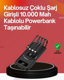 Resim 22.5w Hızlı + 15w Kablosuz Şarj Akıllı Powerbank İle Her An Enerji 