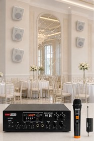 Resim Lastvoice Large Plus Paket-4 Hoparlör Ve Anfi Anons Ses Sistemi Seti 