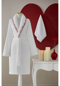 Resim Özdilek Love Way Bornoz Seti Xl Beden Çok Renkli 