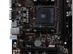 Resim MSI A320M PRO-E AM4 DDR4 3200(OC) DVI VGA USB3.1 mATX 3 YIL MSI TÜRKİYE GARANTİLİ FIRSAT ÜRÜNÜ KUTU DEFORME