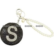 Resim Silver1 Gıoıo Yeni Mini Taşınabilir Kozmetik Ayna Kolye Anahtarlık Çanta Aksesuarları Kolye Dıy Anahtarlık (Yurt Dışından) 