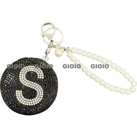 Resim Silver1 Gıoıo Yeni Mini Taşınabilir Kozmetik Ayna Kolye Anahtarlık Çanta Aksesuarları Kolye Dıy Anahtarlık (Yurt Dışından) 