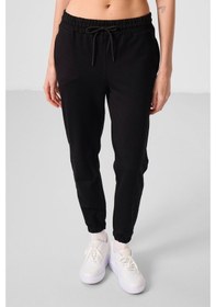 Resim Siyah Dik Yaka Fermuarlı Rahat Form Kadın Eşofman Tunik Takım - 95345 Siyah 