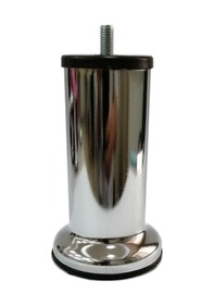 Resim 4 Adet Baza Ayağı Metal Krom Ayak M10 Kalın Vidalı 12 Cm 